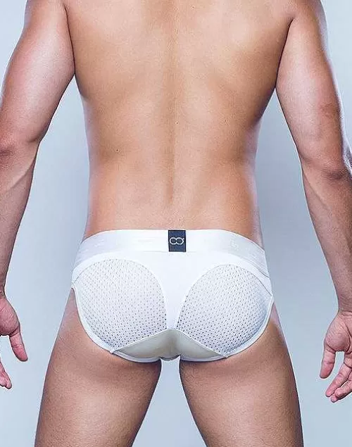 Aktiv Pegasus Brief Underwear-White/Tan^2EROS Best Sale