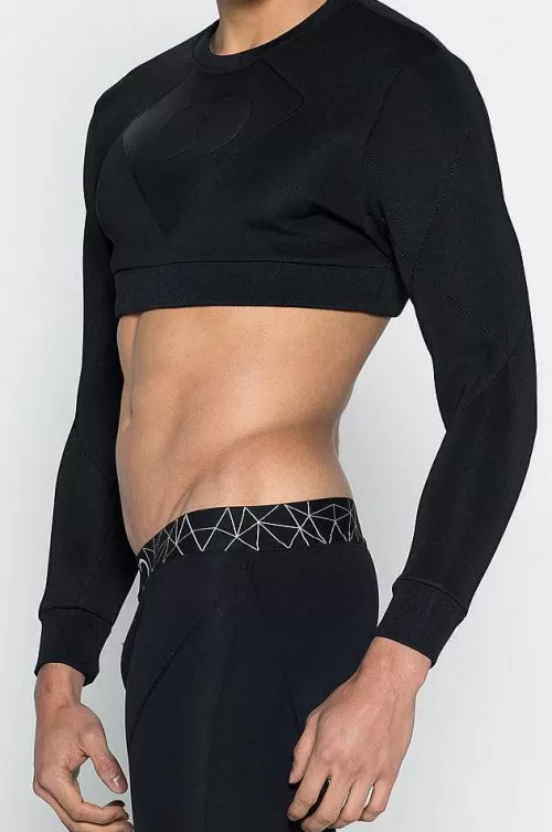 J50 Blk Aktiv Short Sweater^2EROS Fashion