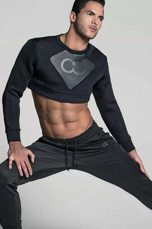 J50 Blk Aktiv Short Sweater^2EROS Fashion
