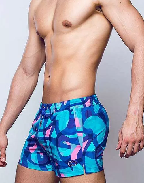 S50 Print Shorts-Kai Blue^2EROS Discount