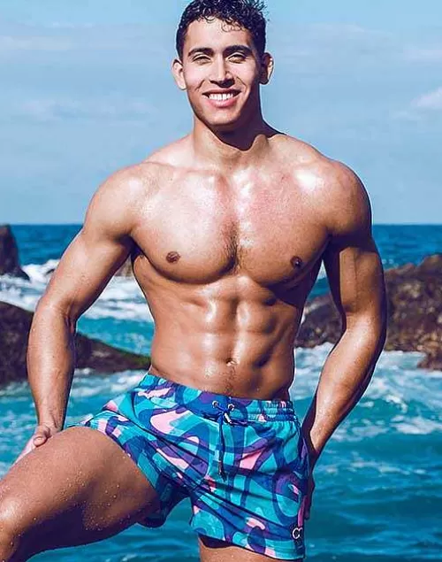 S50 Print Shorts-Kai Blue^2EROS Fashion