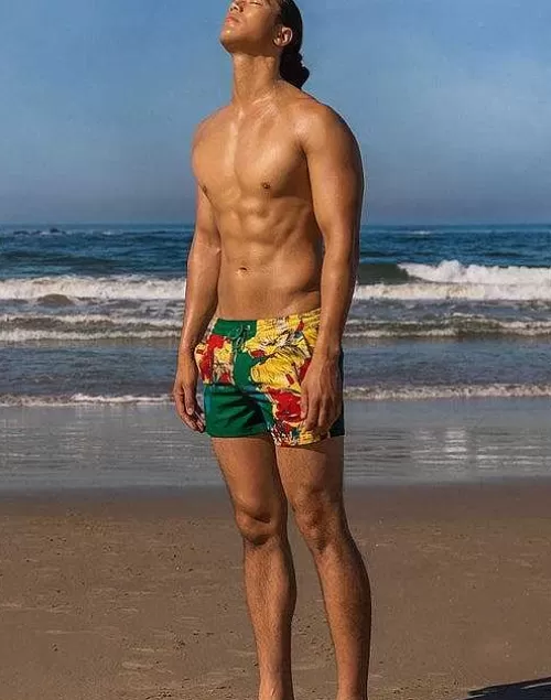 S50 Print Swimshorts-Fleur^2EROS Clearance