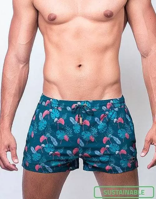 S50 Print Swimshorts-Monstera^2EROS Shop