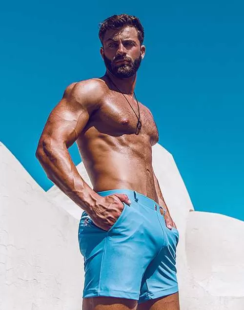 S60 Bondi Shorts-Faded Denim (Series 3)^2EROS Shop