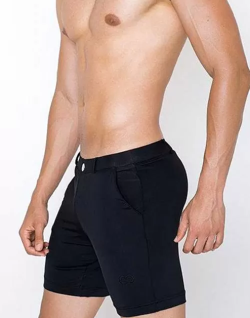 S61 Long Bondi Shorts-Black^2EROS Shop