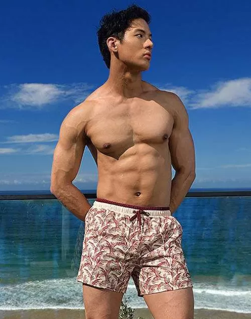 S70 Print Shorts-Pastel Hawaii^2EROS Fashion