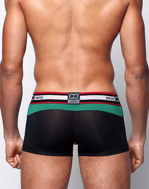 U31 Vavoom Trunk Underwear-Black/Green^2EROS Hot