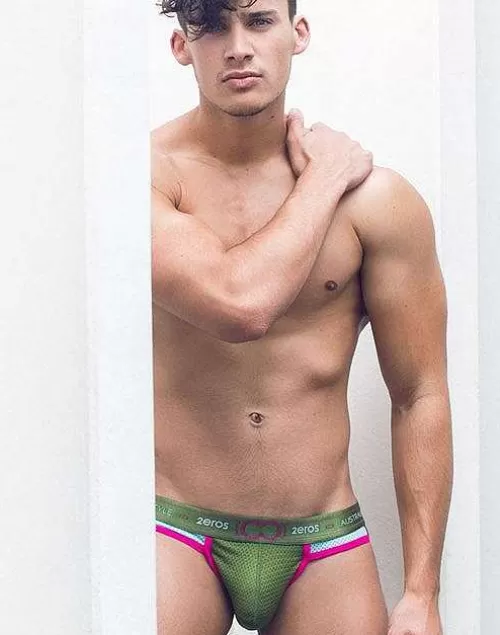U93 Aeolus Jockstrap Underwear-Green Gale^2EROS Shop