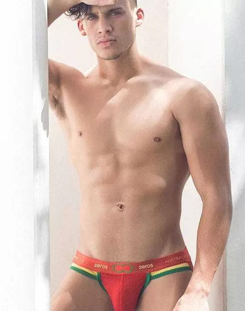 U93 Aeolus Jockstrap Underwear-Red Tempest^2EROS Sale