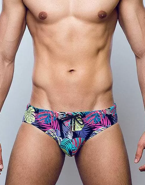 V10 Print Swimwear-Monstera Black^2EROS Fashion