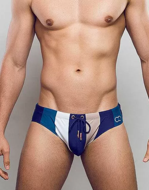 V10 Print Swimwear-Stripes^2EROS Best Sale