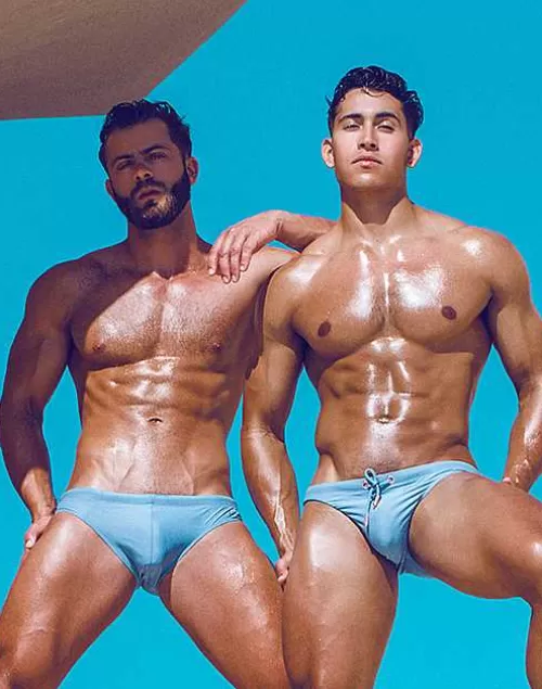 V20 Core Swimwear-Faded Denim^2EROS Cheap