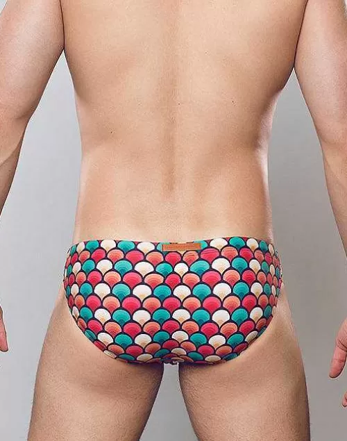 V20 Print Swim Brief-Retro Red^2EROS Flash Sale