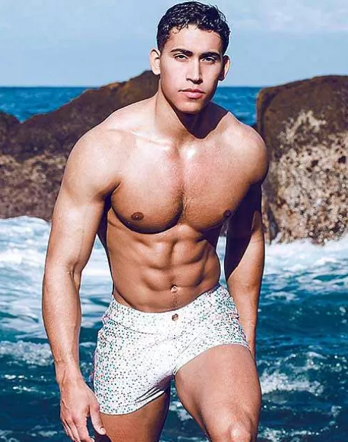 V60 Bondi Print Swim Trunks-Moana^2EROS Flash Sale