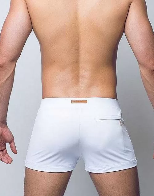 V60 Bondi (Series 1) Swim Trunks-White^2EROS Clearance