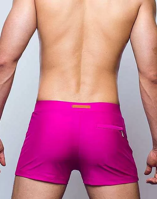 V60 Bondi (Series 2) Swim Trunks-Fuchsia Red^2EROS New