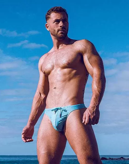 V80 Print Swim Thong-Nautica Green^2EROS Sale