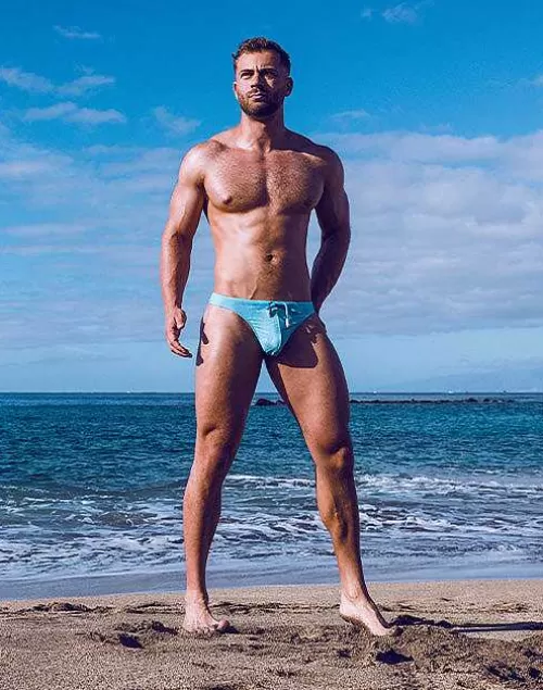 V80 Print Swim Thong-Nautica Green^2EROS Sale
