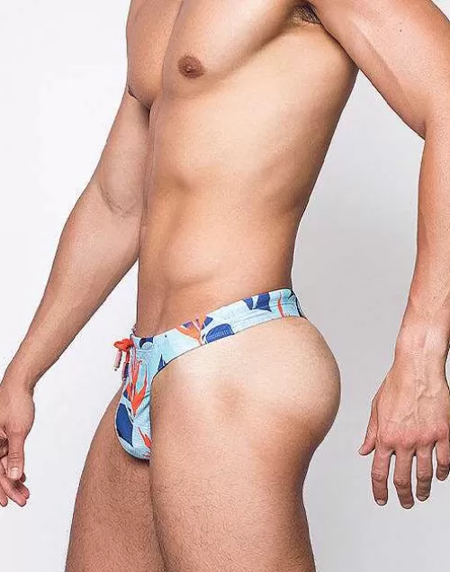 V80 Print Thong-Caribbean Twist^2EROS New